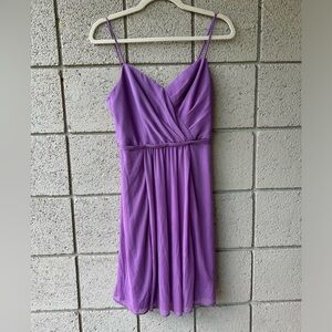 David’s Bridal Knee-length dress in wisteria, 4